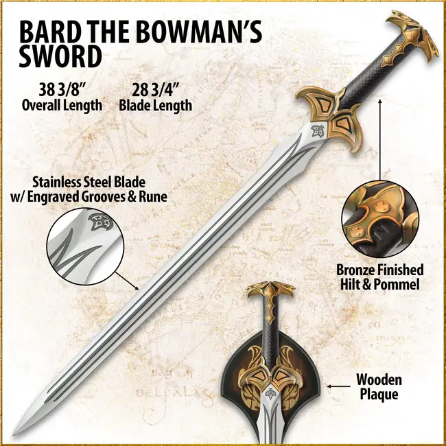 The Hobbit Replica 1/1 The Sword of Bard the Bowman