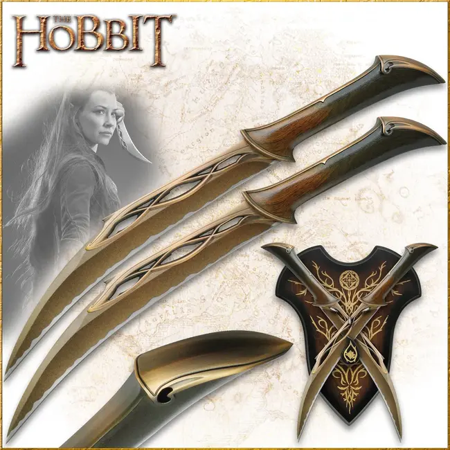 United Cutlery The Hobbit Replica 1/1 Fighting Knives of Tauriel