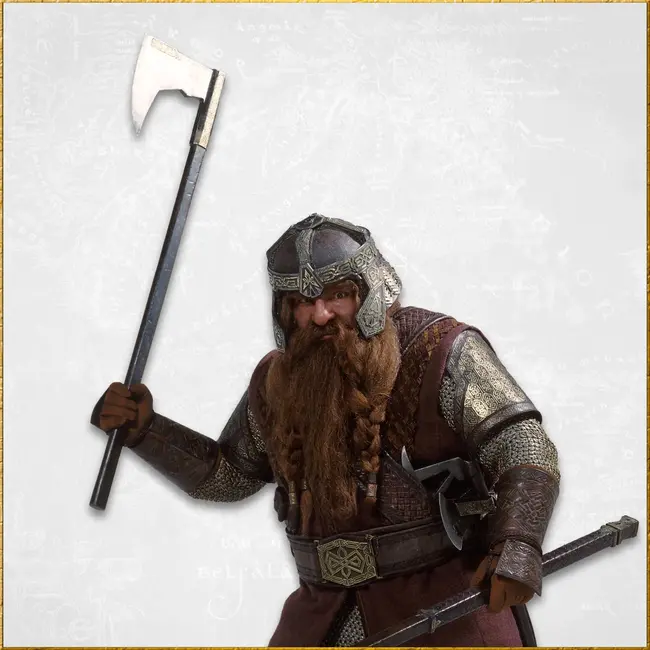 Herr der Ringe Replika 1/1 Bartaxt von Gimli