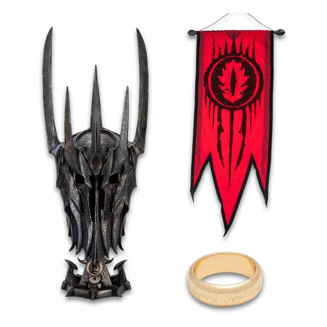 Herr der Ringe Museumssammlung Replika 1/1 Kriegshelm von Sauron 76 cm