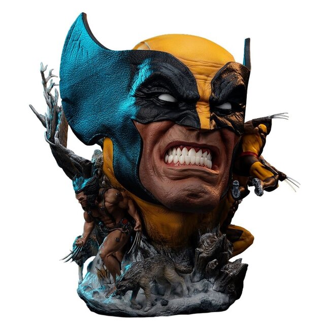 Premium Collectibles Studio Marvel Fine Art Bust Wolverine Deluxe Edition 48 cm