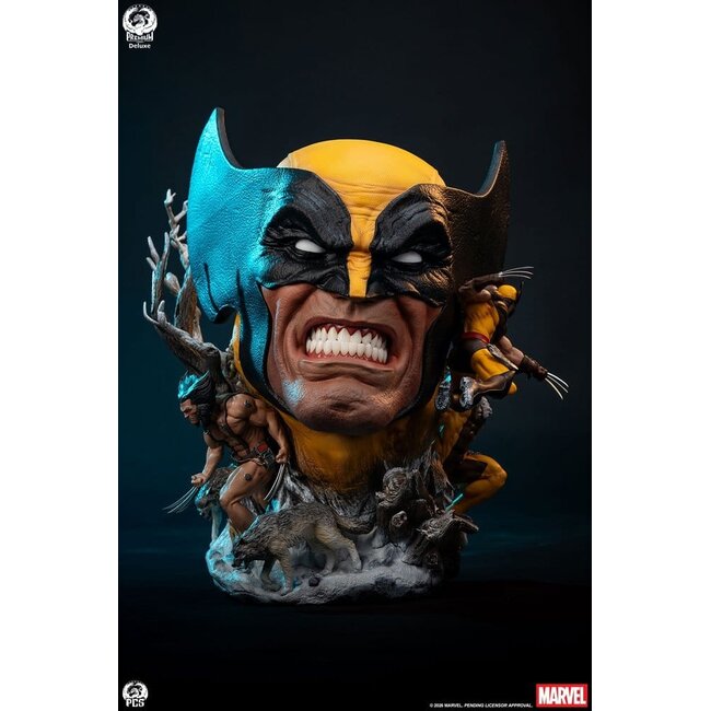 Marvel Fine Art Bust Wolverine Deluxe Edition 48 cm