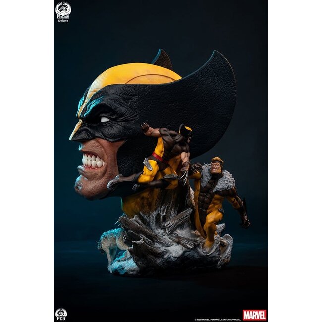 Marvel Fine Art Bust Wolverine Deluxe Edition 48 cm