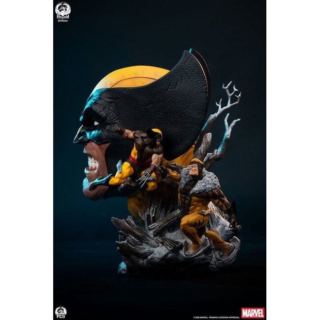 Marvel Fine Art Büste Wolverine Deluxe Edition 48 cm
