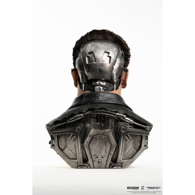 Terminator 2 Replica 1/1 T-800 Model 101 Battle Damaged Art Mask 47 cm
