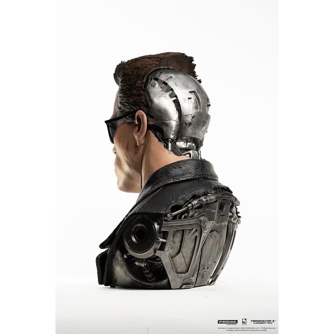 Terminator 2 Replica 1/1 T-800 Model 101 Battle Damaged Art Mask 47 cm