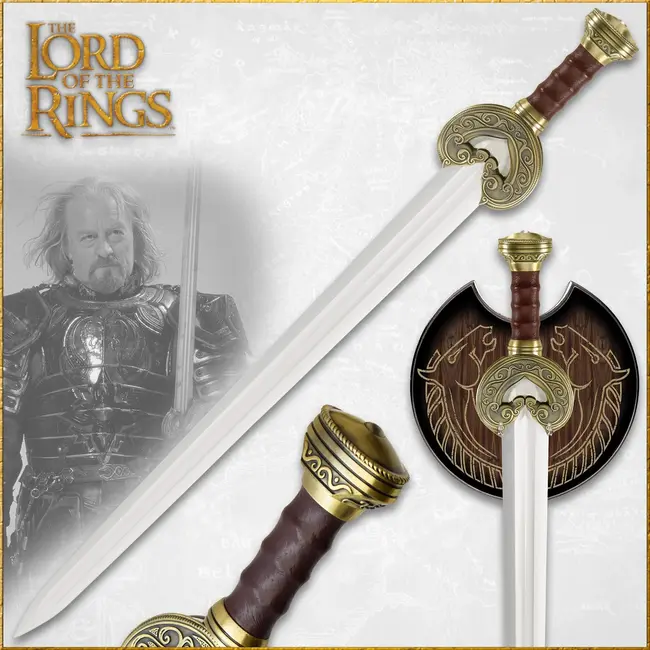 United Cutlery Herr der Ringe Replik 1/1 Schwert von König Théoden Herugrim 92 cm