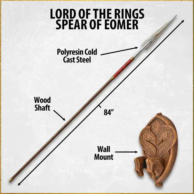Lord of the Rings Replica 1/1 Eomer's Spear 213 cm