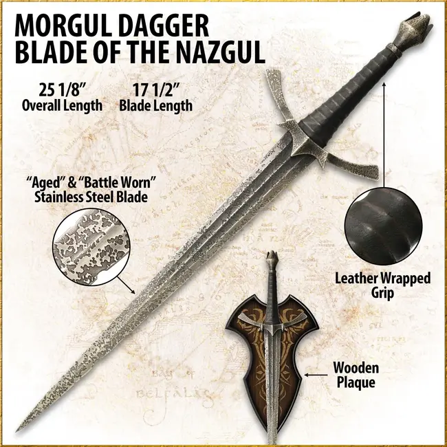 Hobbit-Replika 1/1 Morgul-Klinge, Klinge der Nazgûl