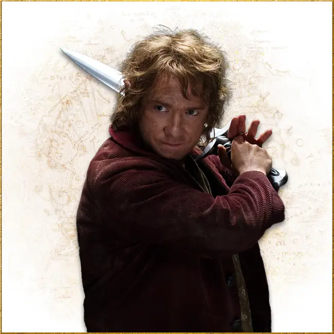 Hobbit-Replika 1/1 Bilbo Beutlins Schwertscheide 48 cm