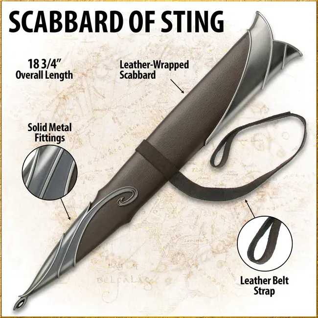 The Hobbit Replica 1/1 Bilbo Baggins Scabbard 48 cm