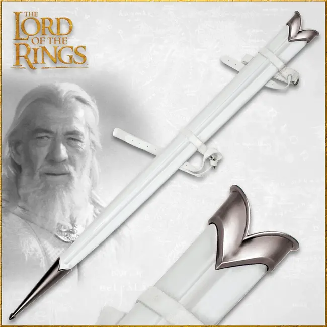 United Cutlery Lord of the Rings Replica 1/1 Glamdring Scabbard white 99 cm