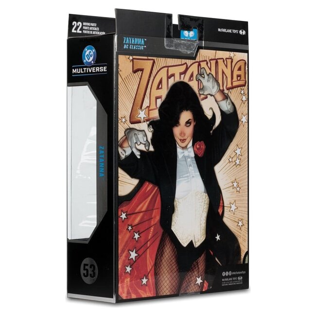 DC Multiverse McFarlane Action Figure Zatanna with Detective Chimp Collector Edition #53 18 cm