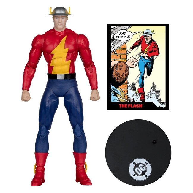 DC Direct Page Punchers Action Figure The Flash Jay Garrick (The Flash #123) (Red Platinum Edition) 18 cm