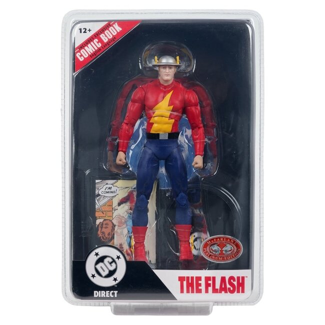 DC Direct Page Punchers Actionfigur The Flash Jay Garrick (The Flash #123) (Rote Platin-Edition) 18 cm