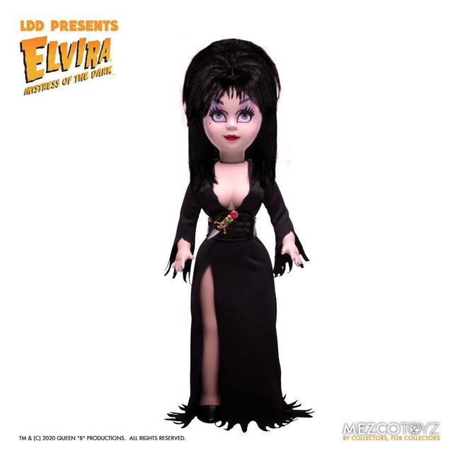 Elvira, Herrin der Dunkelheit, Living Dead Dolls Puppe Elvira, 25 cm