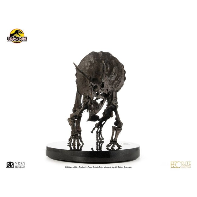 Jurassic World ECC Elite Creature Line Statue 1/12 Triceratops Fossil Skeleton Bronze 33 cm