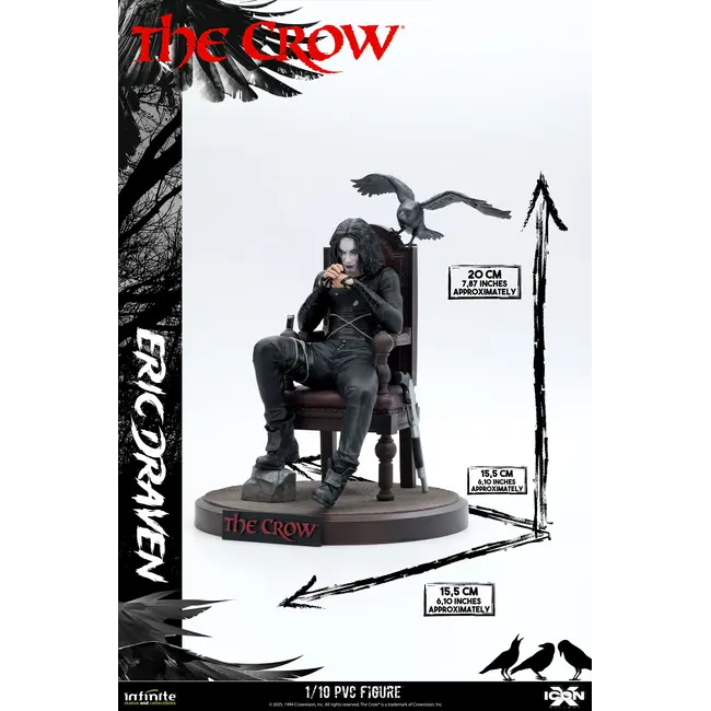 The Crow Statue 1/10 Eric Draven 20 cm