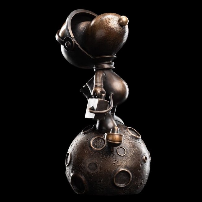 Peanuts Bronzestatue Snoopy: Erster Beagle auf dem Mond, limitierte Auflage, 29 cm