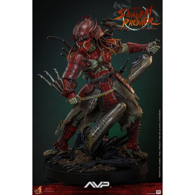 Alien vs. Predator Artist Collection Action Figure 1/6 Akaoni Samurai Predator 35 cm