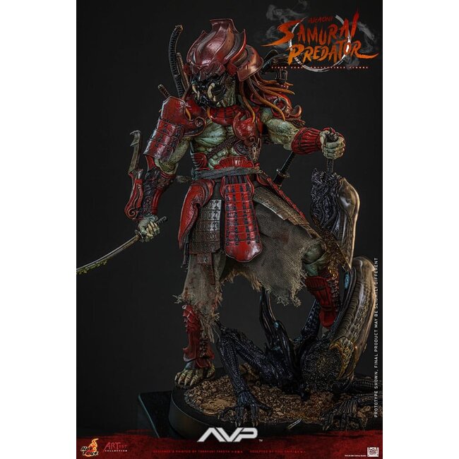 Alien vs. Predator Artist Collection Actionfigur 1/6 Akaoni Samurai Predator 35 cm