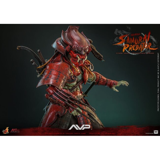 Alien vs. Predator Artist Collection Actionfigur 1/6 Akaoni Samurai Predator 35 cm