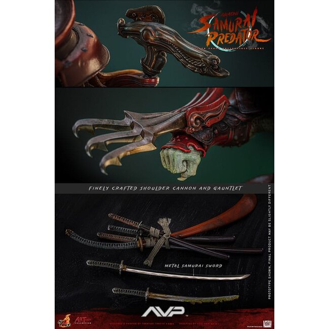 Alien vs. Predator Artist Collection Actionfigur 1/6 Akaoni Samurai Predator 35 cm