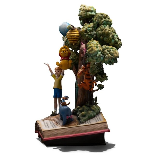 Disney Classics Deluxe-Statue im Maßstab 1:10: Winnie Puuh und seine Freunde (100. Jubiläum), 31 cm
