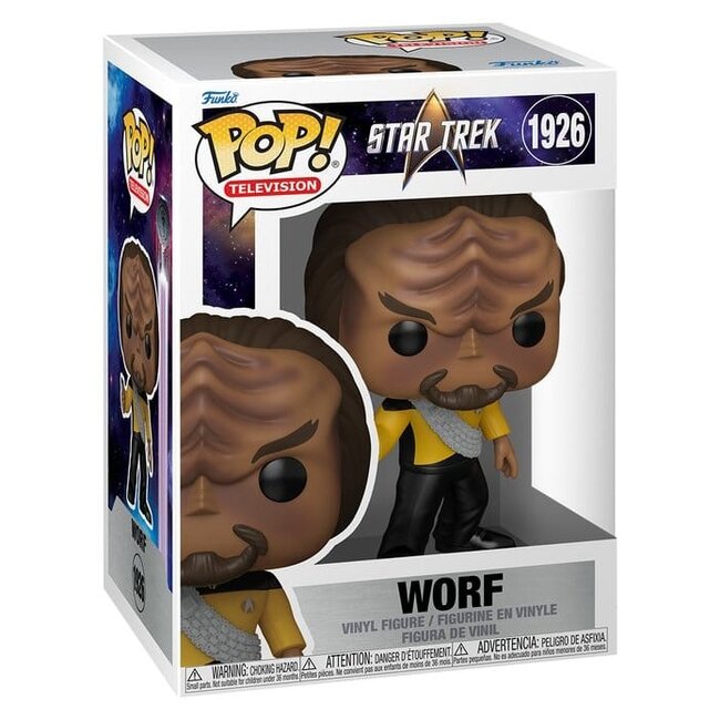 Star Trek TNG POP! Fernseh-Vinylfigur Worf 9 cm