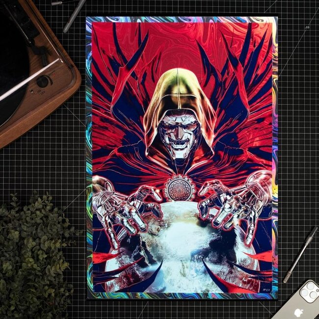 Marvel Doctor Doom Kunstdruck „One World Under Doom“ 61 x 41 cm – ungerahmt