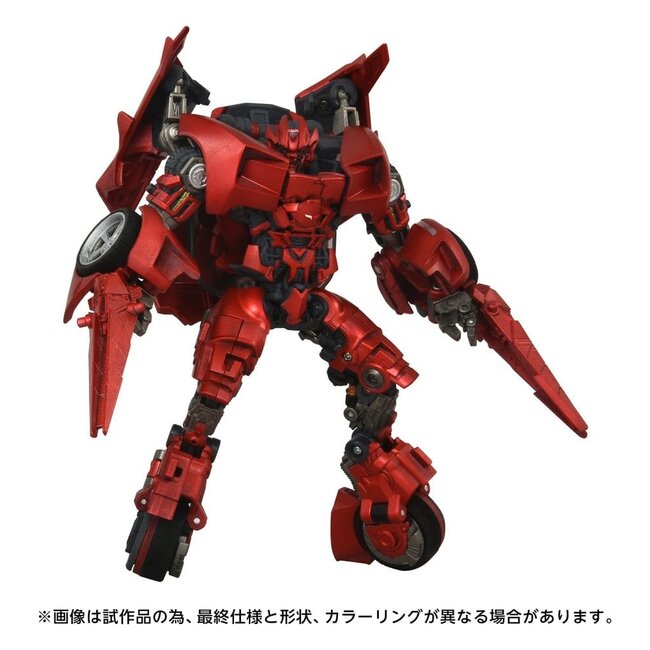 Takara Tomy Transformers: Revenge of the Fallen Masterpiece Movie Next Action Figure MPMN-02 Sideswipe G1 Red 15 cm