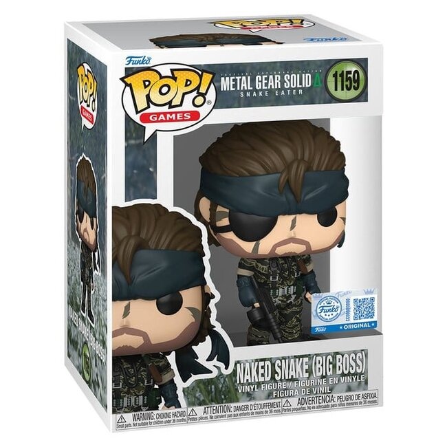Metal Gear POP! Games Vinylfigur Metal Gear Solid 3 – Big Boss Exklusiv 9 cm