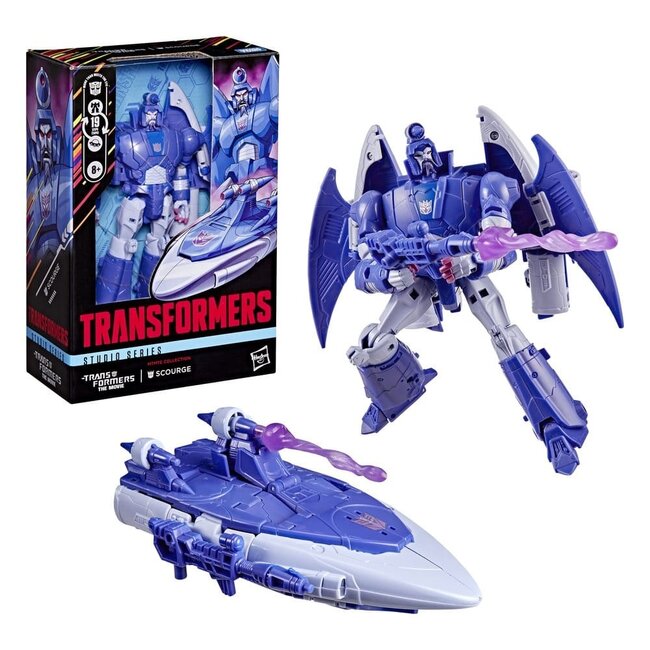 The Transformers: The Movie Studio Series Voyager Class Action Figure MTMTE Collection: Scourge 17 cm