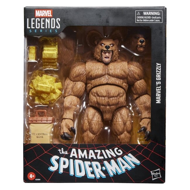 Die fantastische Spider-Man Marvel Legends Actionfigur Marvels Grizzly 15 cm