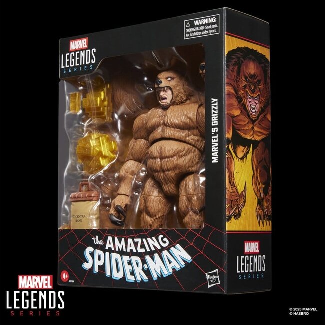 Die fantastische Spider-Man Marvel Legends Actionfigur Marvels Grizzly 15 cm