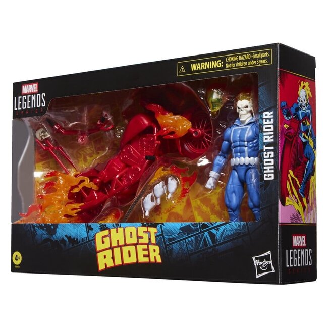 Ghost Rider Marvel Legends Actionfigur Johnny Blaze mit Motorrad, 15 cm