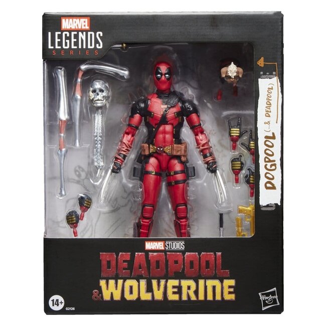 Deadpool & Wolverine Marvel Legends Actionfigur Dogpool & Deadpool 15 cm