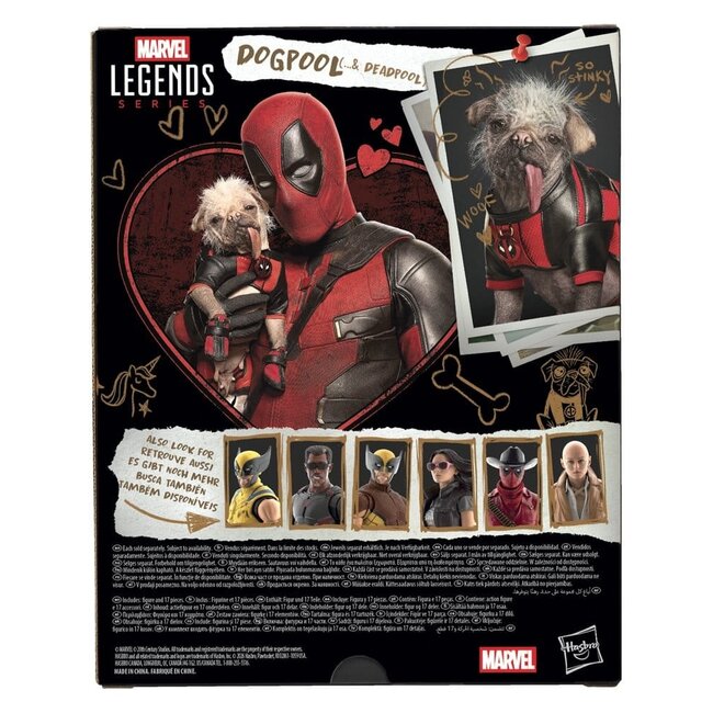 Deadpool & Wolverine Marvel Legends Actionfigur Dogpool & Deadpool 15 cm