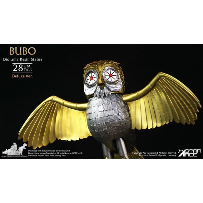 Ray Harryhausens Diorama-Harzstatue Bubo Deluxe Ver. 28 cm