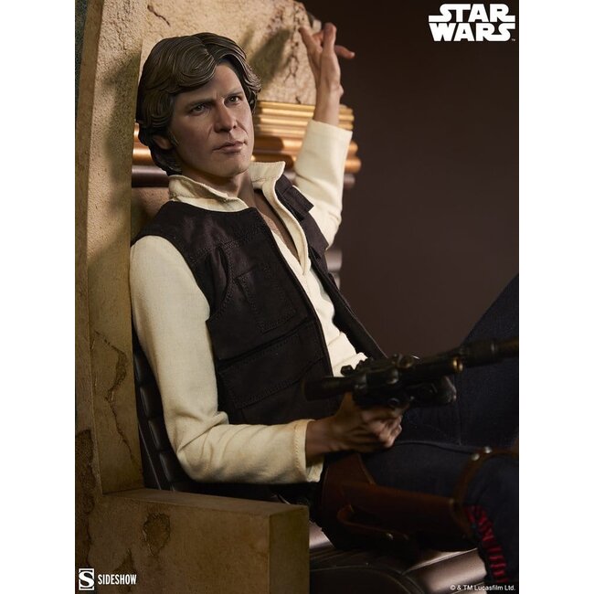 Star Wars Episode IV Mixed Media Premium Format Figur Han Solo: Sorry About the Mess 32 cm
