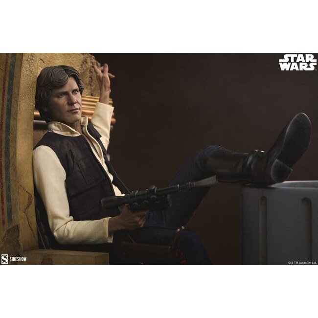 Star Wars Episode IV Mixed Media Premium Format Figur Han Solo: Sorry About the Mess 32 cm