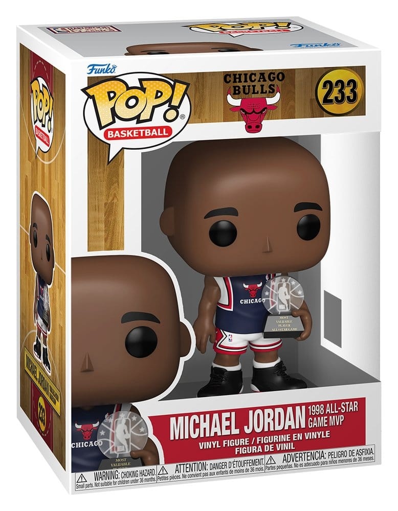 NBA Legends POP! Sports Vinyl Figure Bulls- Michael Jordan (1998 ASG ...