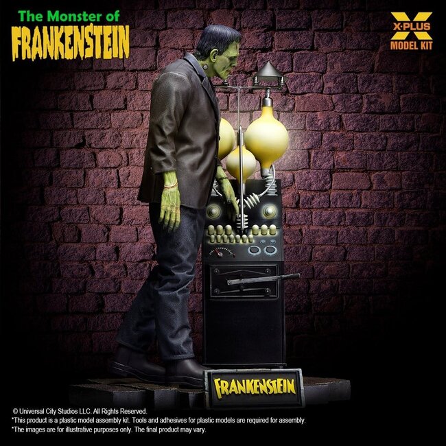Frankenstein Plastikmodellbausatz 1/8 Das Monster von Frankenstein 27 cm