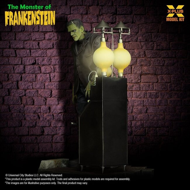 Frankenstein Plastikmodellbausatz 1/8 Das Monster von Frankenstein 27 cm