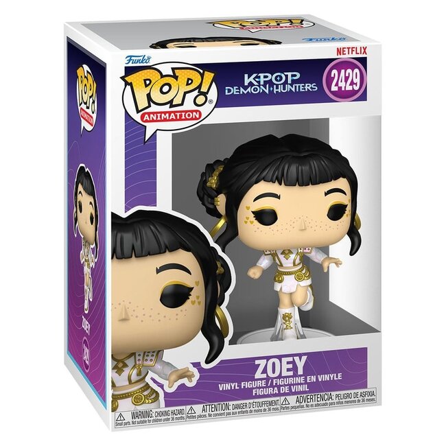 KPop Demon Hunters POP! Animation Vinylfigur Zoey 9 cm
