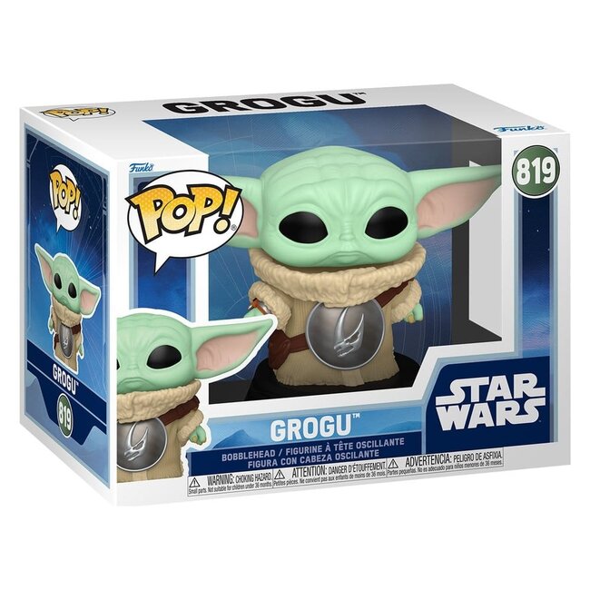 Star Wars: The Mandalorian und Grogu POP! Vinyl-Wackelkopffigur Grogu 9 cm