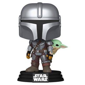 Funko Star Wars: The Mandalorian und Grogu POP! Vinyl-Wackelkopffigur, 9 cm