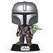 Funko Star Wars: The Mandalorian and Grogu POP! Vinyl Bobblehead Figure The Mandalorian with Grogu 9 cm