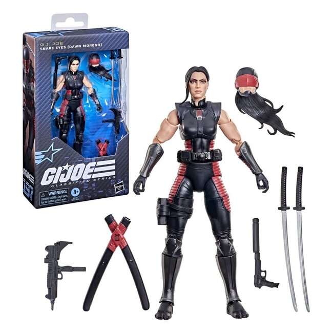 G.I. Joe Classified Series Action Figure Snake Eyes (Dawn Moreno) 15 cm