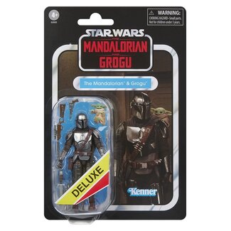 Hasbro Star Wars: The Mandalorian & Grogu Vintage Collection Action Figure The Mandalorian & Grogu 10 cm